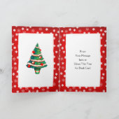 ウェソワチシブント。ポーランドクリスマスカード シーズンカード (内部)