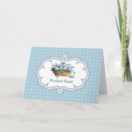 ウェソワチシブント。ポーランド語でイースターカード シーズンカード