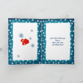 ウェソワチシブント。ポーランド語のクリスマスカード シーズンカード (内部)