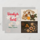 ウェソワフィチSwitポーąランドクリスマス シーズンカード (正面/裏面)