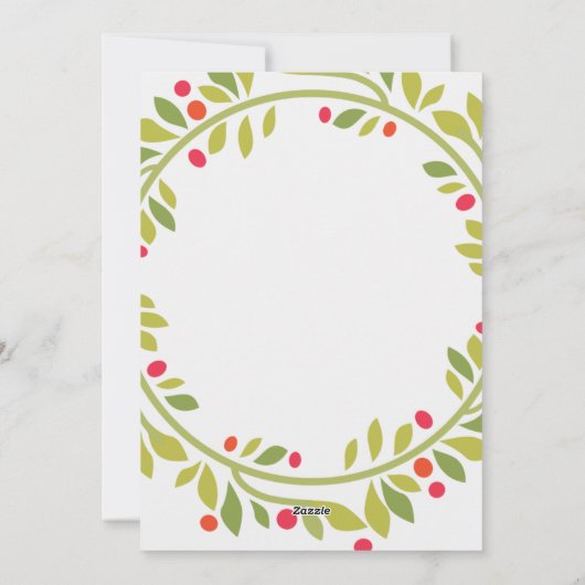 ウェソワフィチSwit ą t kartka polskuポーランドクリスマス シーズンカード (裏面)