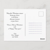 ウェゾリーチスワイプ – カ素晴らしシュビアンクリスマスツリー ポストカード (裏面)