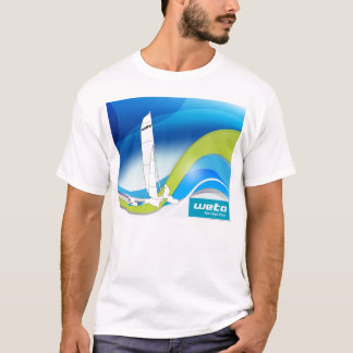 ウェタトリマランデザインオン短袖Tシャツ Tシャツ