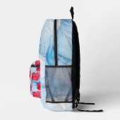 ウェターカラーパーソナライズされたプリントカットソーバッグ プリントバックパック (右)