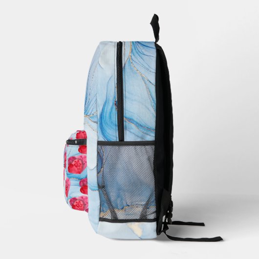 ウェターカラーパーソナライズされたプリントカットソーバッグ プリントバックパック (右)