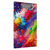 ウェッカラフルト絵を描スプラッシュデザイン クリップボード (右)