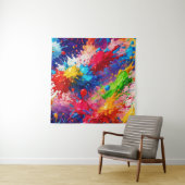 ウェッカラフルト絵を描スプラッシュデザイン タペストリー (インサイチュ)