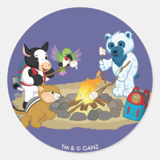 ウェッキンズ | Campfire Marshmallows ラウンドシール