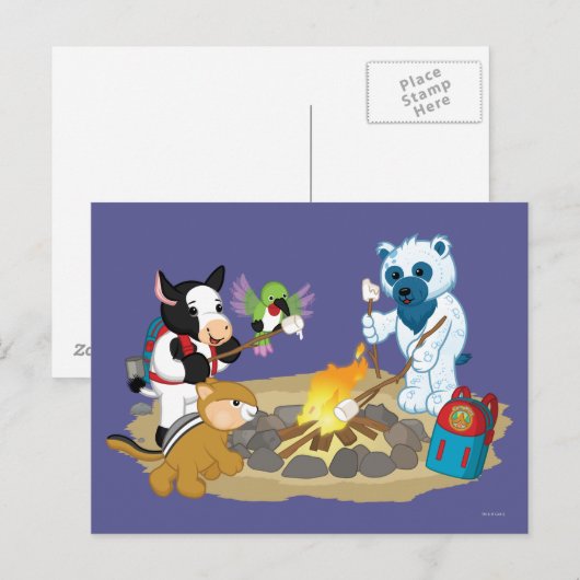 ウェッキンズ | Campfire Marshmallows 2 ポストカード (正面/裏面)