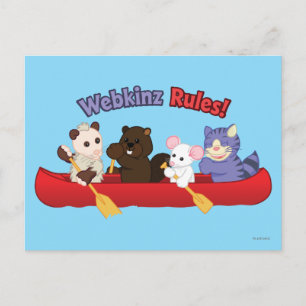 ウェッキンズ Webkinz Rulesカヌートリップ2 ポストカード