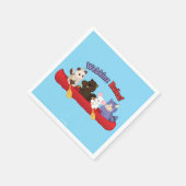 ウェッキンズ | Webkinz Rulesカヌー旅行 スタンダードカクテルナプキン (角)