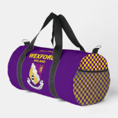 ウェックスフォードアイルランドパーソナライズされた語 ダッフルバッグ (右コーナー)