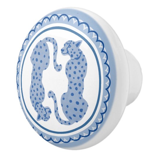 ウェッジウッドチータセラミックスドロワープル セラミックノブ (右)