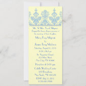 ウェッジウッドフォーマルトリムモチーフ結婚式招待状 招待状 (正面)