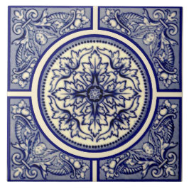 ウェッジウッドブルークリームチェルーブ再生アンティーク タイル