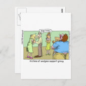 ウェッジサポートグループおかしなマグティー&ギフト ポストカード (正面/裏面)