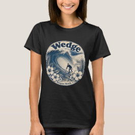 ウェッジサーフィン, ニューポートビーチ, カリフォルニア (女性)  Tシャツ