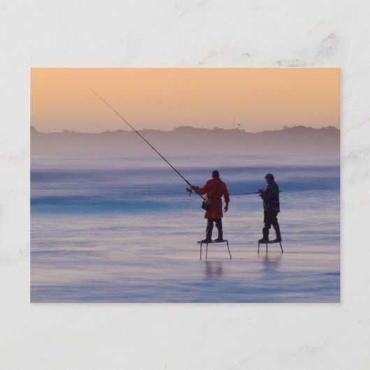 ウェッジ島（プラットフォームの漁師） ポストカード (正面)