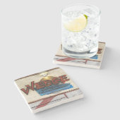 ウェッジ、アシェヴィル、ウェッジ・コースター ストーンコースター (横)