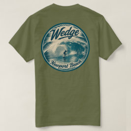 ウェッジTシャツ(男性用) ニューポートビーチ カリフォルニア Tシャツ