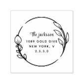 ウェッディンカップル名シンプルタイポグラフィ結婚ズ セルフインキングスタンプ (デザイン)