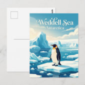 ウェッデル海 南極大陸 ポストカード (正面/裏面)