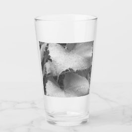 ウェットとディウィーのブドウのの白黒葉写真 タンブラーグラス