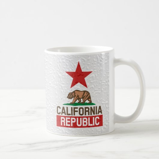 ウェットカリフォルニア共和国デコール コーヒーマグカップ (右)
