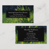 ウェットグラス芝生の気に横景メンテナンス 名刺 (正面/裏面)