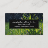 ウェットグラス芝生の気に横景メンテナンス 名刺 (正面)