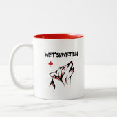 ウェットシュウェットハウリングウルフハイダスタイルタトゥーカラー ツートーンマグカップ (左)