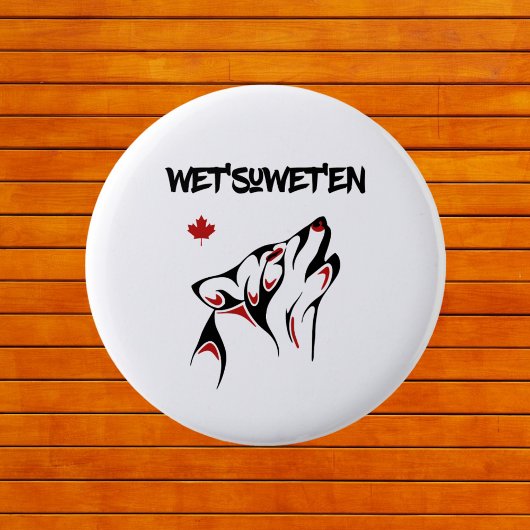 ウェットシュウェットハウリングウルフハイダスタイルタトゥーカラー 缶バッジ