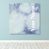 ウェットデニムデザイン#1アットエムポリオモファ キャンバスプリント (インサイチュ (ウッドフロア))