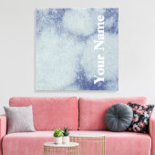 ウェットデニムデザイン#1アットエムポリオモファ キャンバスプリント (インサイチュ (リビング))