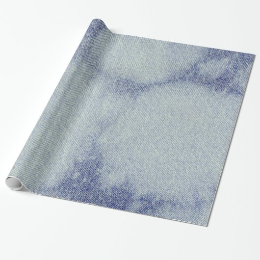 ウェットデニムデザイン#1アットエムポリオモファ ラッピングペーパー (アンロールド)
