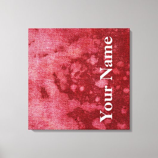 ウェットデニムデザイン#10アットエムポリオモファ キャンバスプリント (正面)