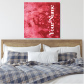 ウェットデニムデザイン#10アットエムポリオモファ キャンバスプリント (インサイチュ (寝室))