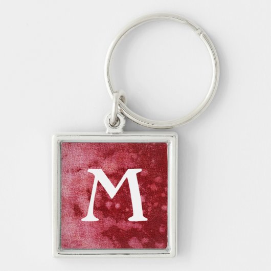 ウェットデニムデザイン#10アットエムポリオモファ キーホルダー (正面)