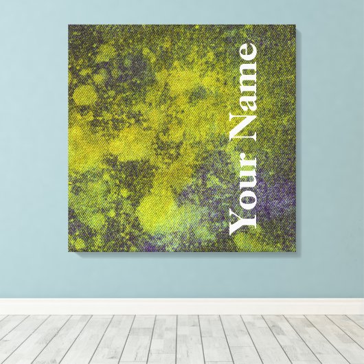 ウェットデニムデザイン#11アットエムポリオモファ キャンバスプリント (インサイチュ (ウッドフロア))