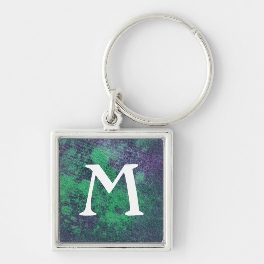 ウェットデニムデザイン#2アットエムポリオモファ キーホルダー (正面)