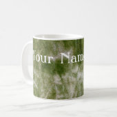 ウェットデニムデザイン#3アットエムポリオモファ コーヒーマグカップ (正面左)