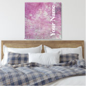 ウェットデニムデザイン#4アットエムポリオモファ キャンバスプリント (インサイチュ (寝室))