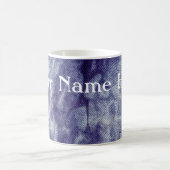 ウェットデニムデザイン#6アットエムポリオモファ コーヒーマグカップ (中央)