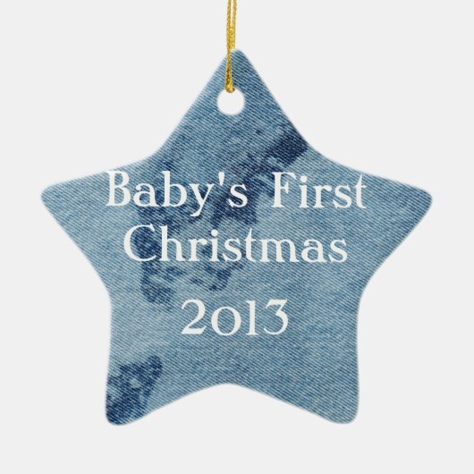 ウェットデニムデザイン#9アットエムポリオモファ セラミックオーナメント (正面)