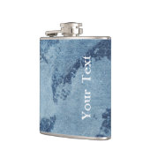 ウェットデニムデザイン#9アットエムポリオモファ フラスク (左)