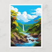 ウェットトロピックスクイーンズランドオーストラリア旅行ヴィンテージ ポストカード (正面)