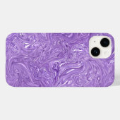ウェットパープルモダン抽象芸術 Case-Mate iPhoneケース (裏面 (横))