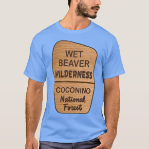 ウェットビーバーワイルドネスココニノナショナルフォレスト Tシャツ