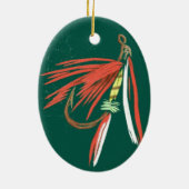 ウェットフライクリスマス飾り セラミックオーナメント (裏面)