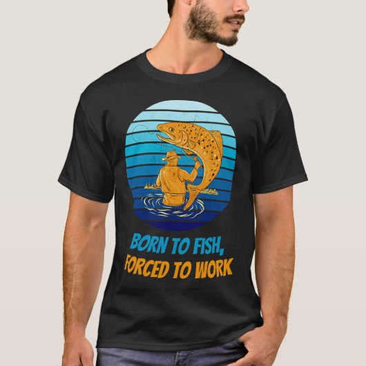ウェットフライ・レトロ Tシャツ (正面)
